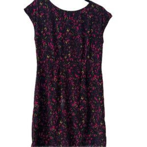 Nine Bird Pink Black Sleeveless Dress Large.